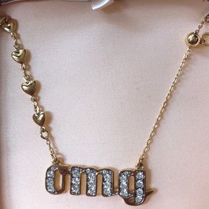 Juicy Couture “OMG” necklace